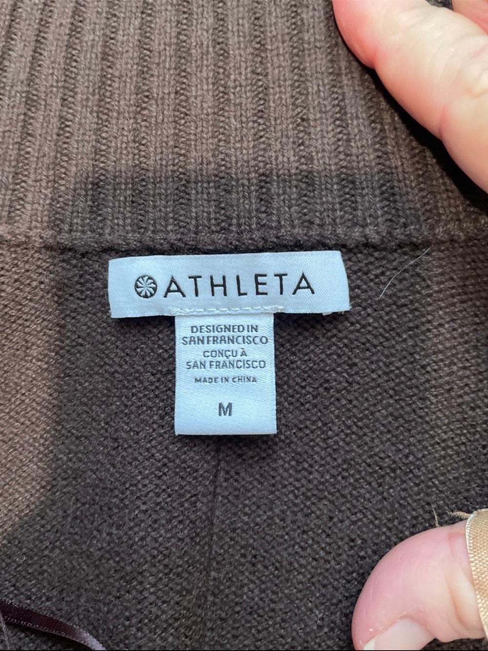 Athleta, Alpine spirit, wrap, sweater wool and cashmere blend medium - Picture 4 of 4